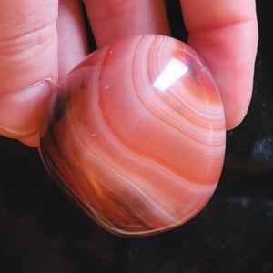 Elegant Agate Stone Decor - Orange and Brown